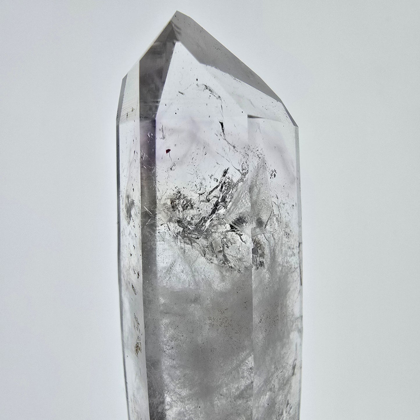 Mine d'améthyste fantôme lémurienne de Point Streep, Goboboseb, Namibie, 50 x 17 x 14 mm