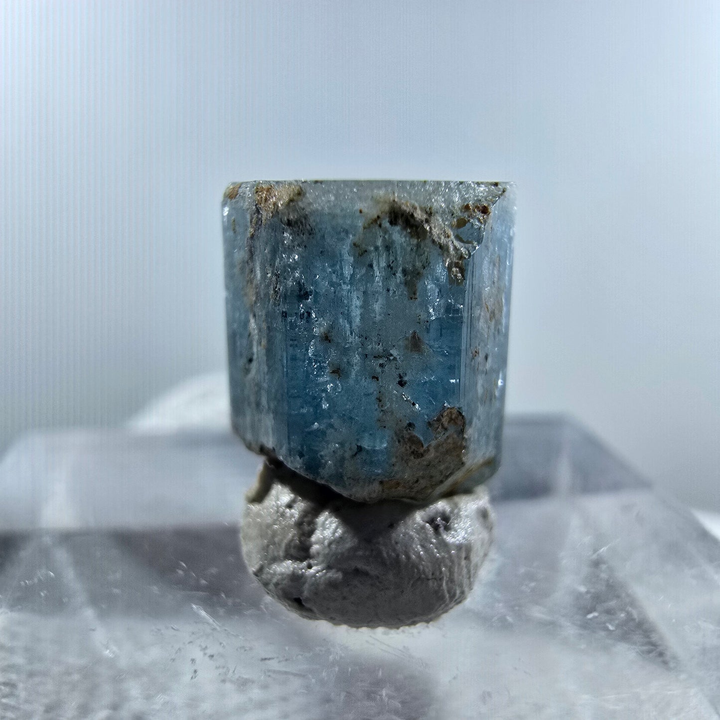 Cristal d'aigue-marine rare X Erongo, Namibie 11*9*8mm