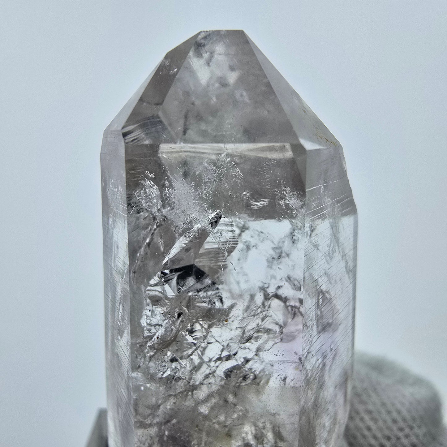 Enhydro Phantom Amethyst, 1x Blase Streep Mine, Goboboseb, Namibia 43*22*16mm