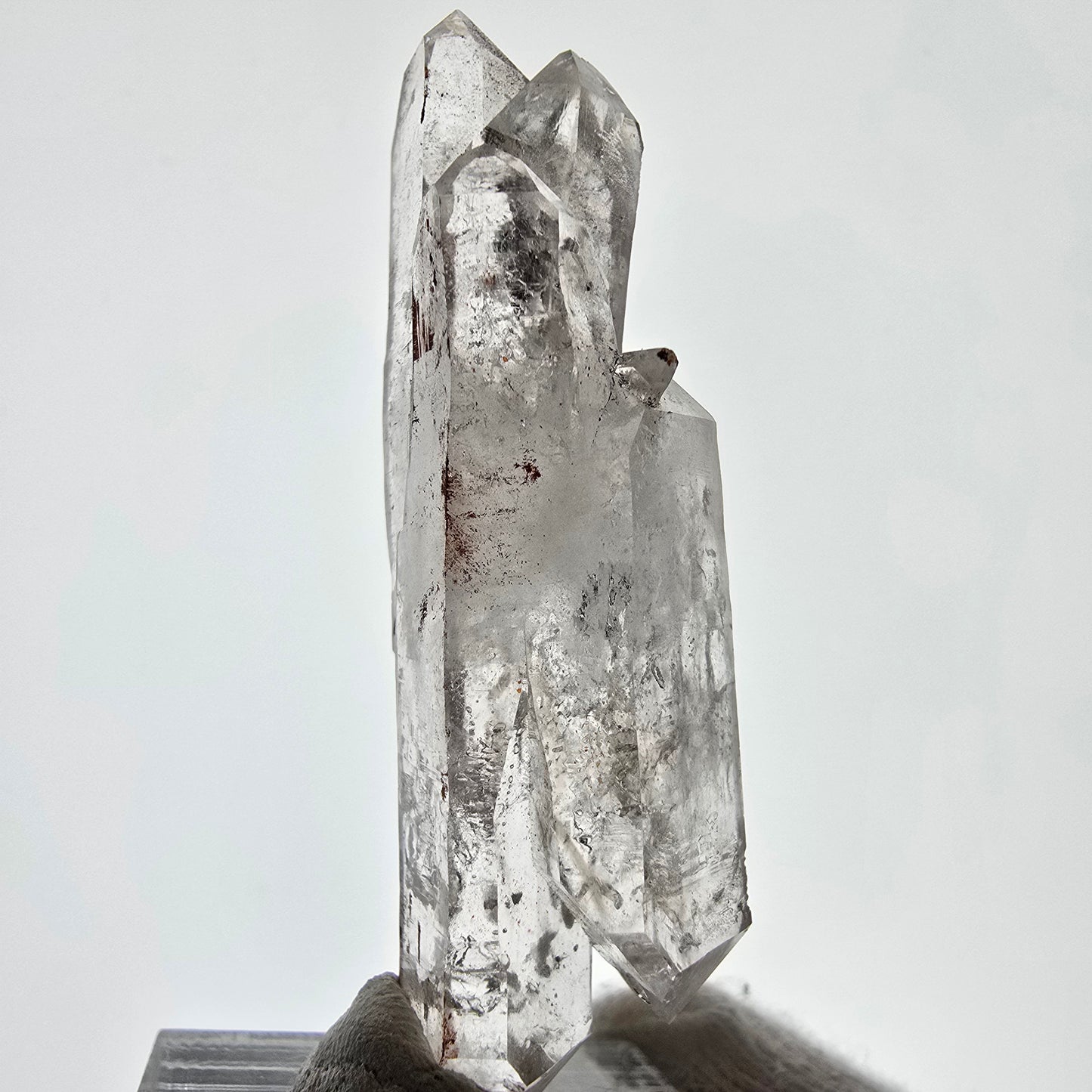 Skeleton Phantom Smoky Quartz DT Scepter Valentine Pocket, Namibia 58*29*16mm