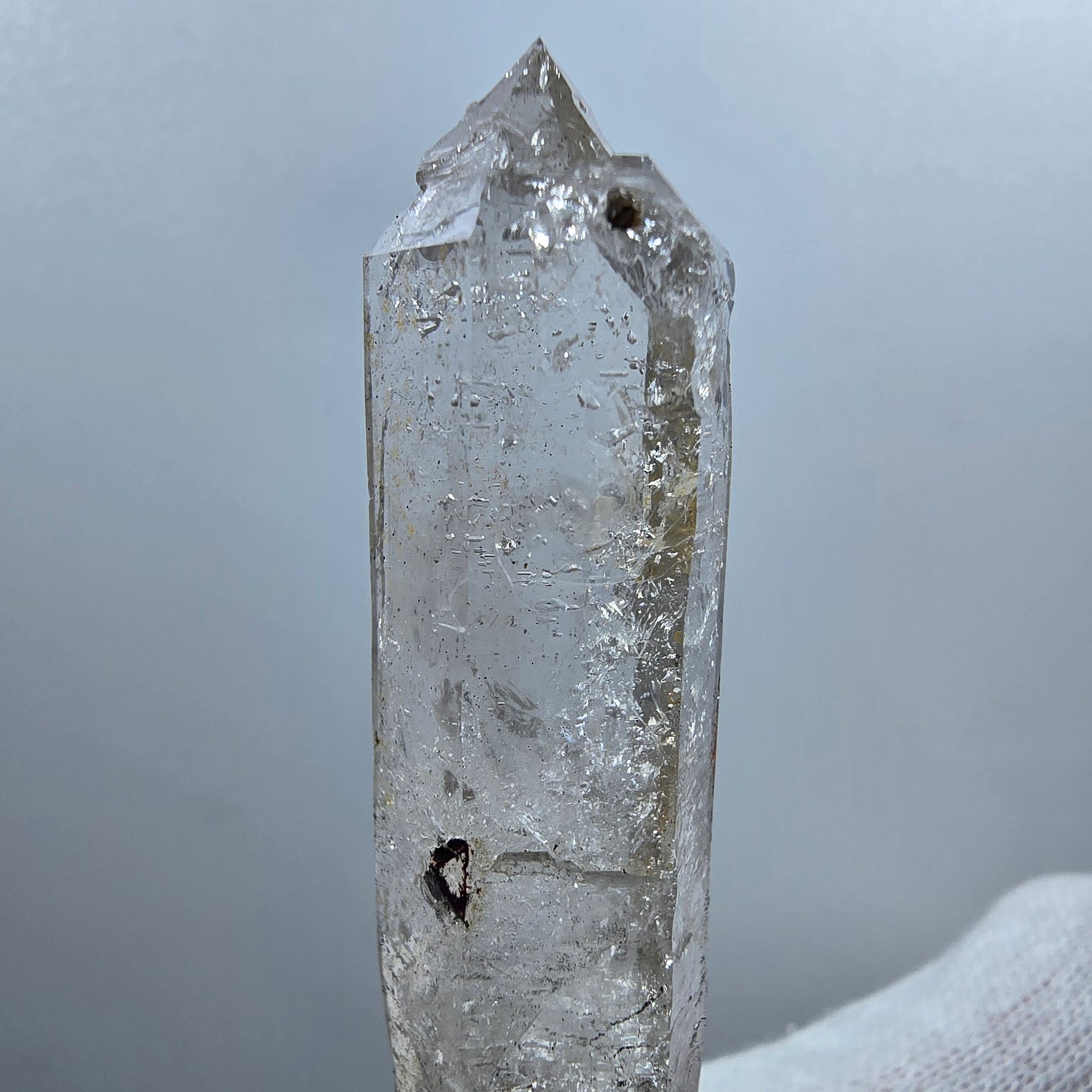 Phantom Smoky Quartz Skeleton Scepter Valentine Pocket Goboboseb Namibia 61*15*12mm