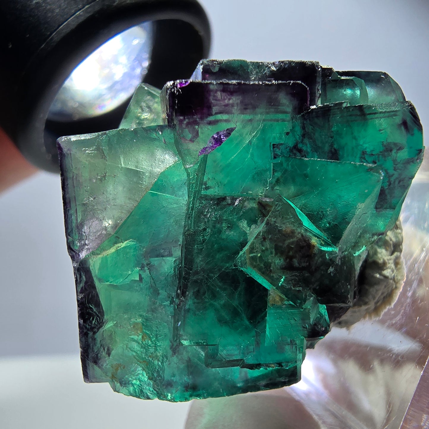Rare Fluorite Cube Specimen, green purple Okorusu, Namibia 31*28*27mm