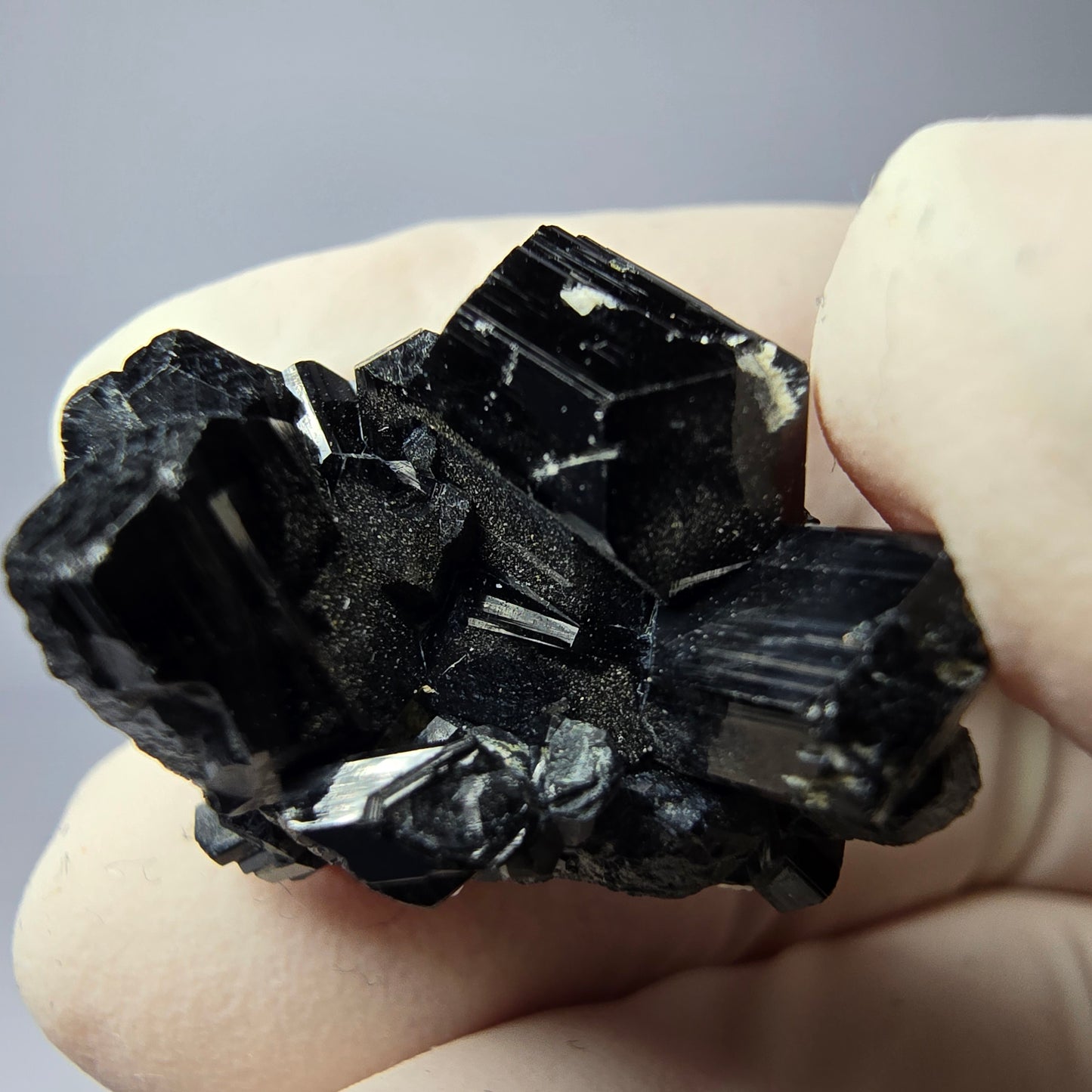 Tourmaline Schörl symétrique, stade orthose collection Erongo Namibie 23*22*20mm