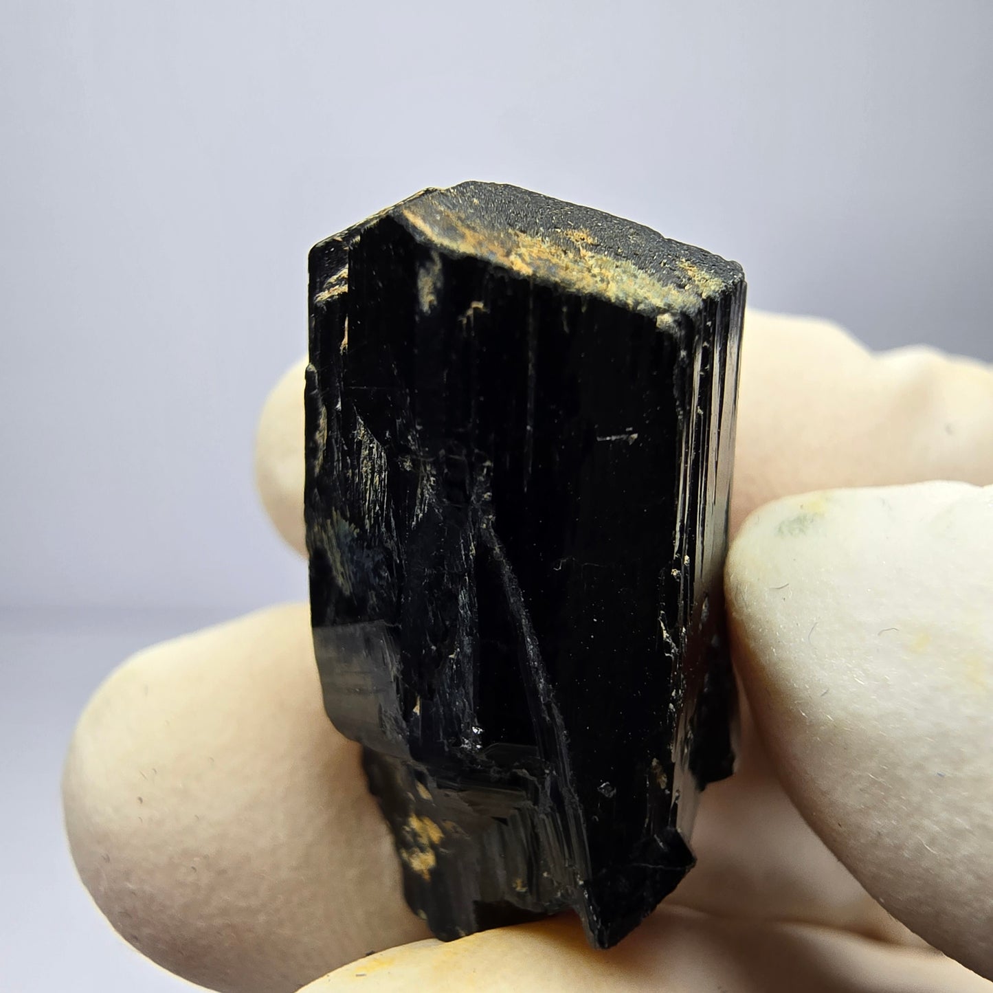 Schöne Schörl Turmalin Stufe schwarz Erongo, Namibia 24*12*14mm Sammlung