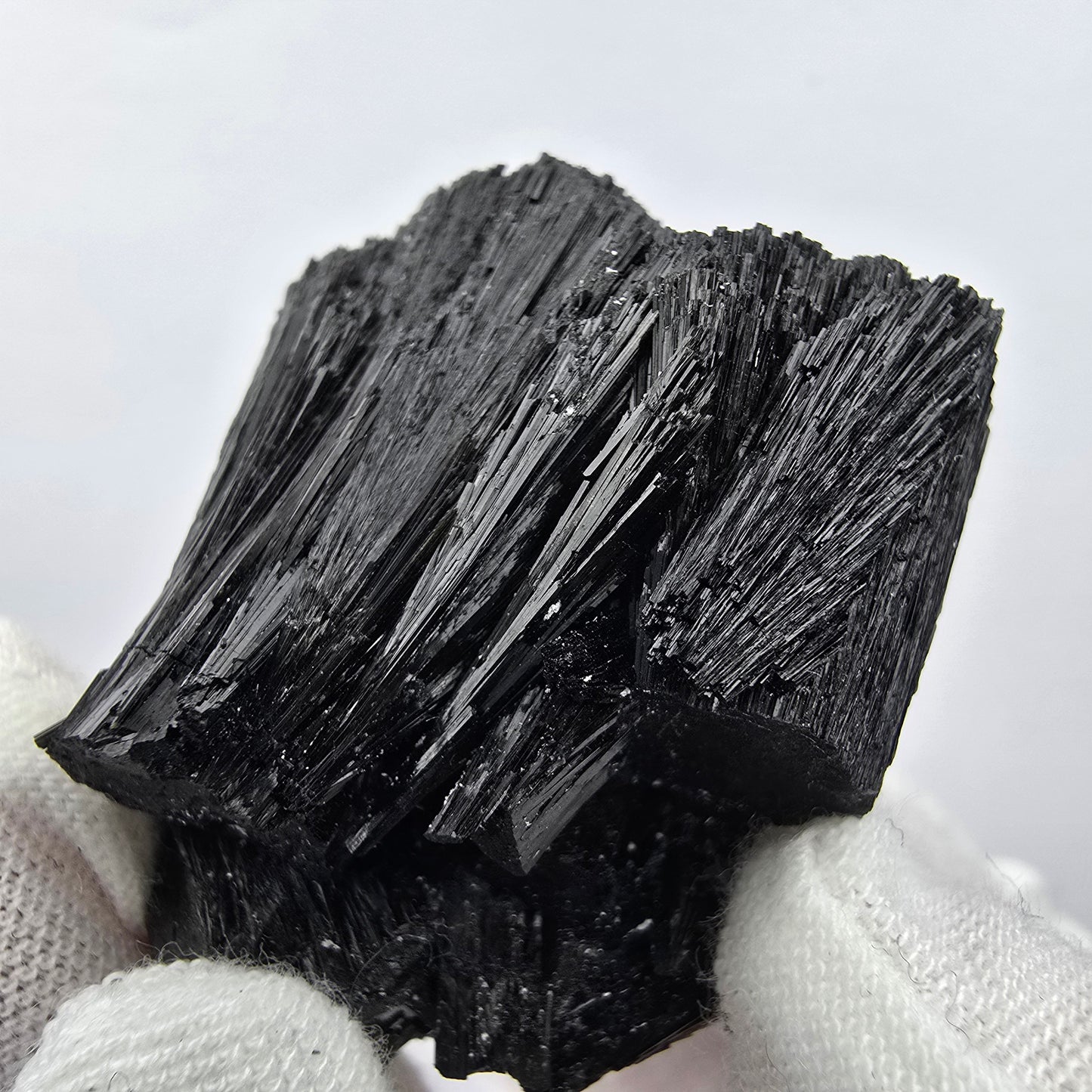Seltene Schörl Turmalin Stufe schwarz Erongo, Namibia 41*31*27mm Sammlung
