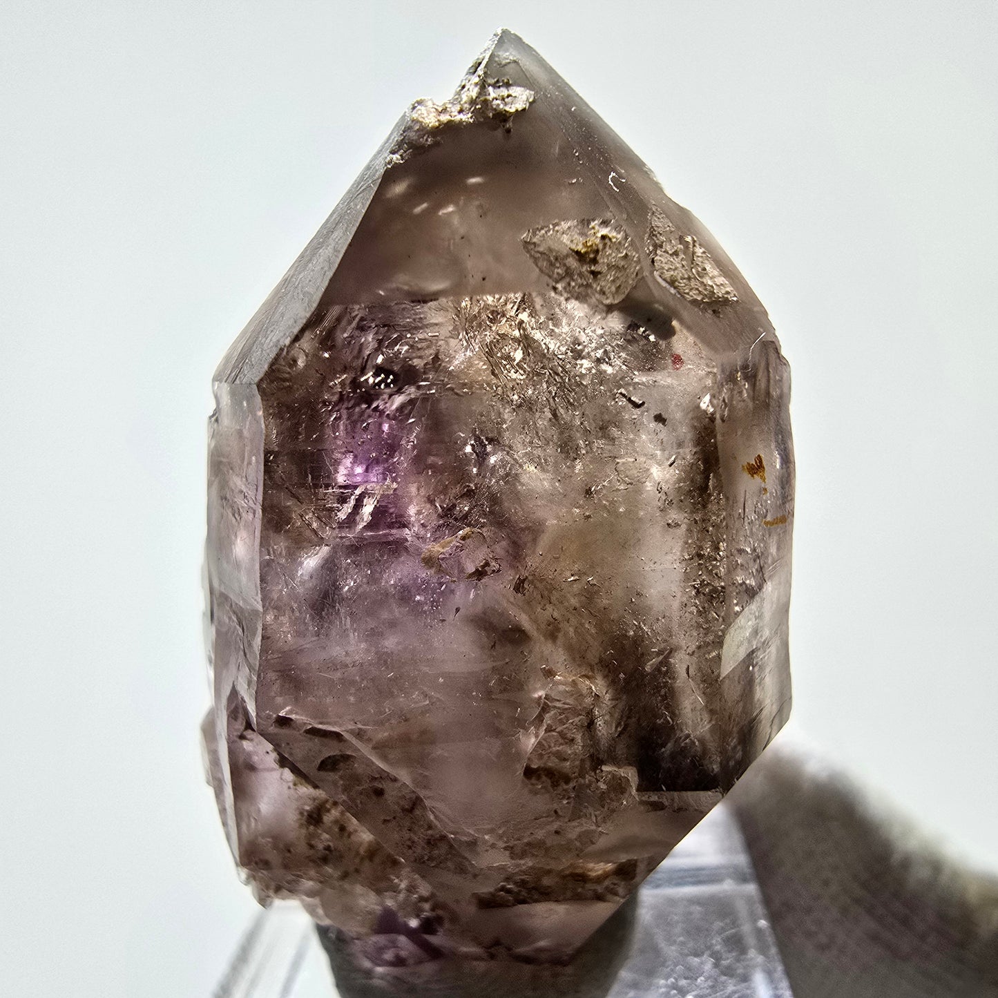 Améthyste fantôme rare DT Scepter Point Brandberg, Namibie 45*28*23mm