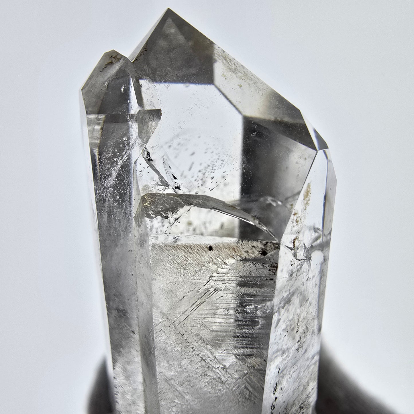 Phantom Smoky Quartz DT Scepter Valentine Pocket, Namibia 45*24*16mm