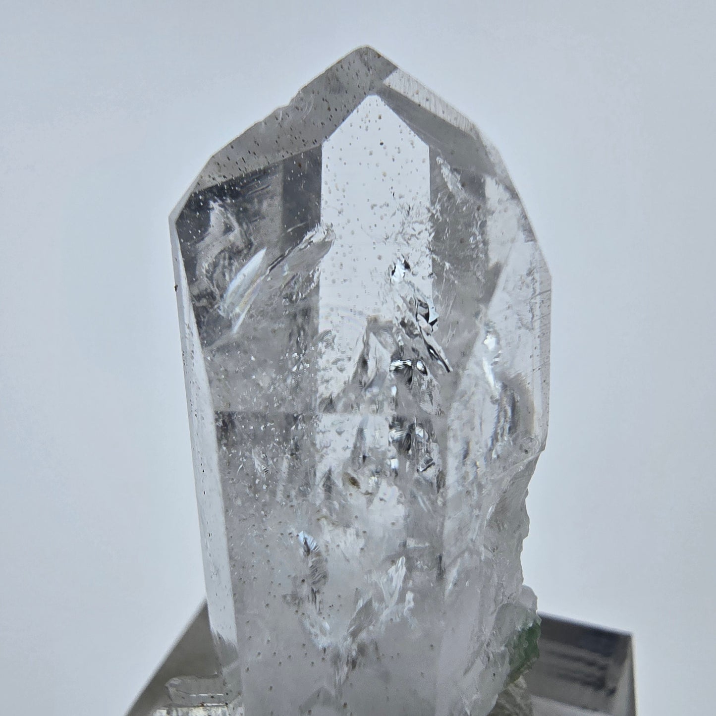 Klare Phantom Quarz Spitze Streep Mine, Goboboseb, Namibia 39*17*13mm