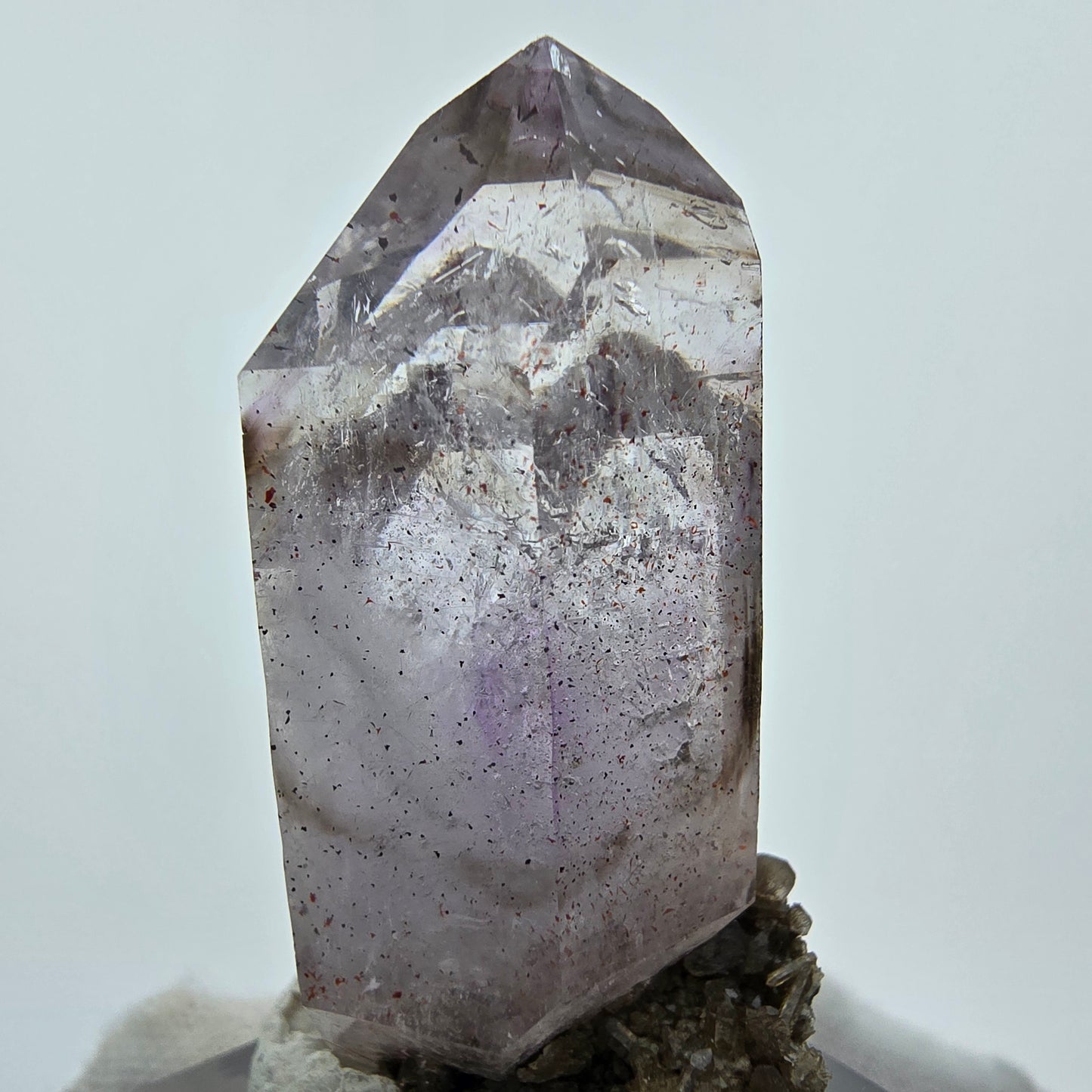 Harlekin Enhydro Amethyst Hämatit Quarz Streep Mine Goboboseb Namibia 44*20*18mm