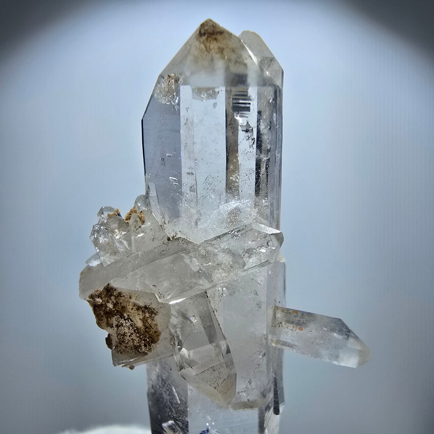 Enhydro Smoky Quartz Lemurian Scepter Valentine Pocket Goboboseb Namibia 58*26*16mm