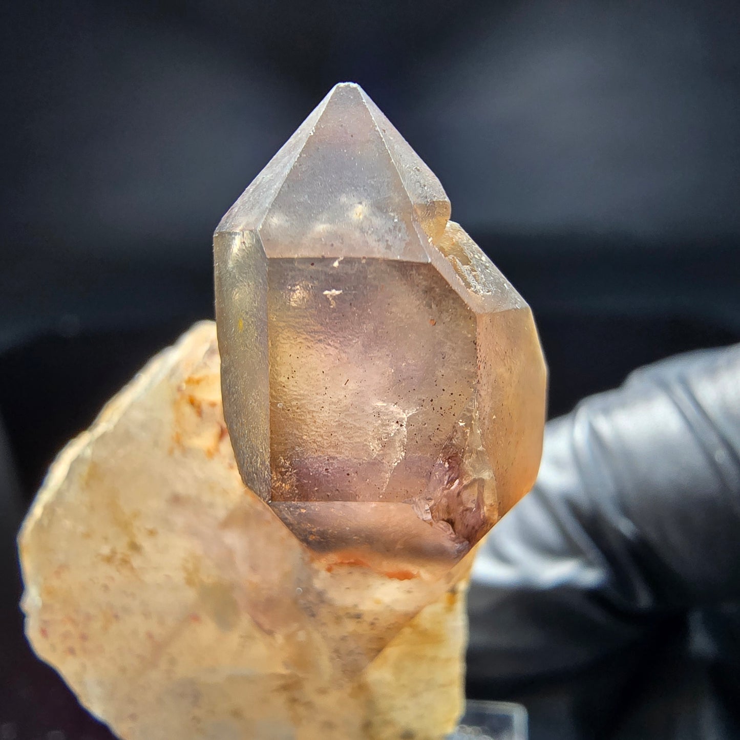 Schöne Phantom Amethyst Zepter Spitze Brandberg, Namibia 34*34*20mm Sammlung