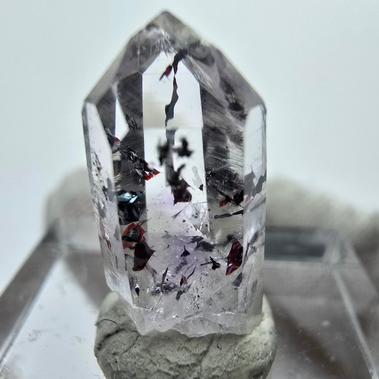 Harlekin Phantom Amethyst Kristall Streep Mine Goboboseb Namibia 19*8*7mm