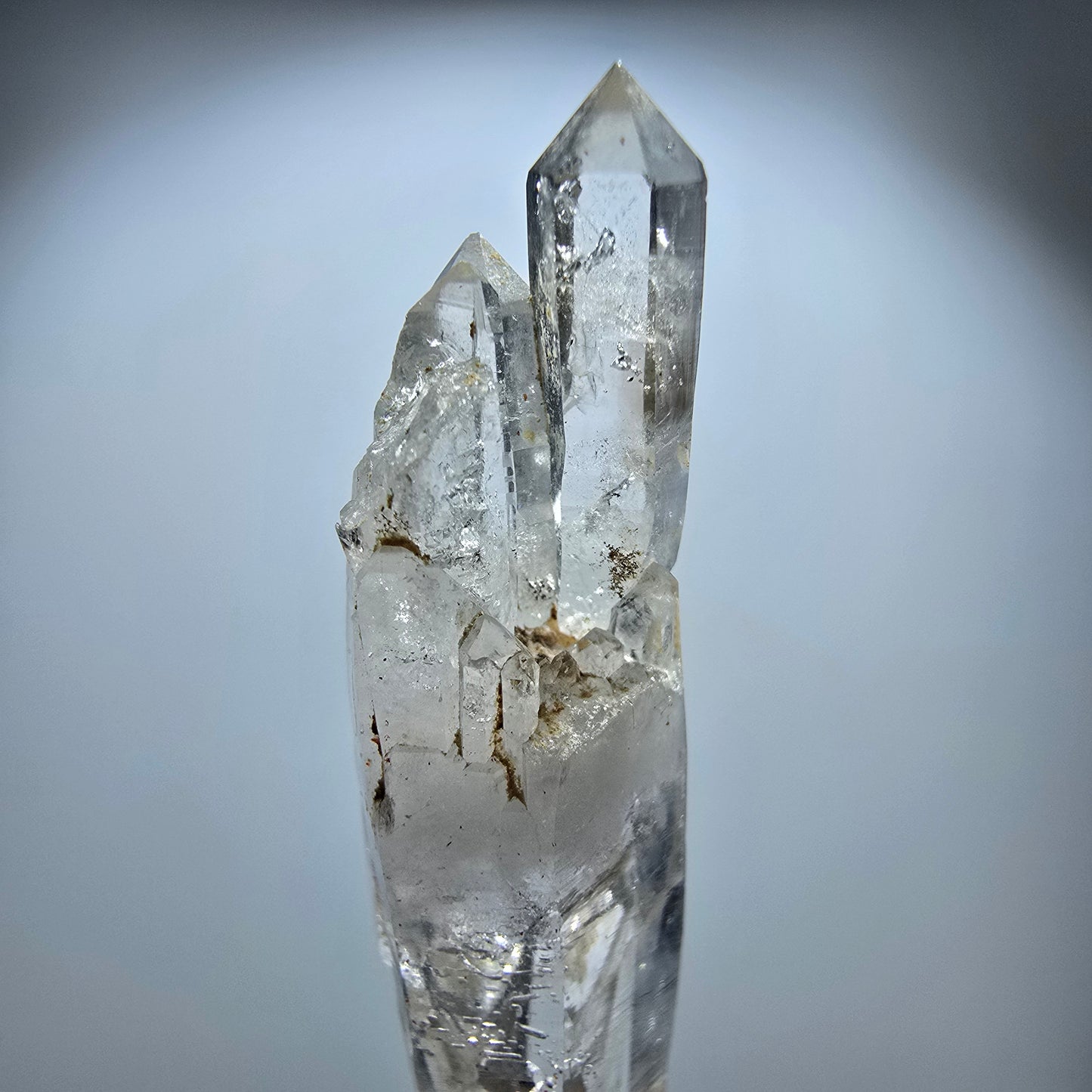 Klare Phantom Rauchquarz DT Zepter Stufe Goboboseb, Namibia 54*11*8mm