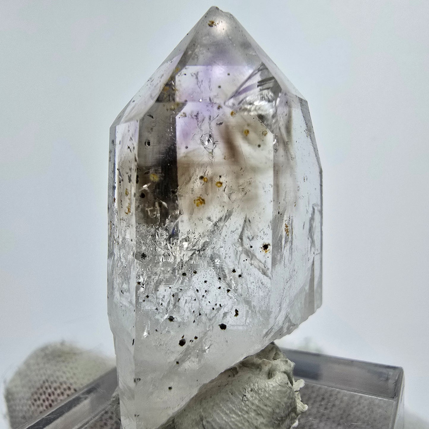 Enhydro Phantom Amethyst mit Hämatit Streep Mine Goboboseb Namibia 35*21*17mm