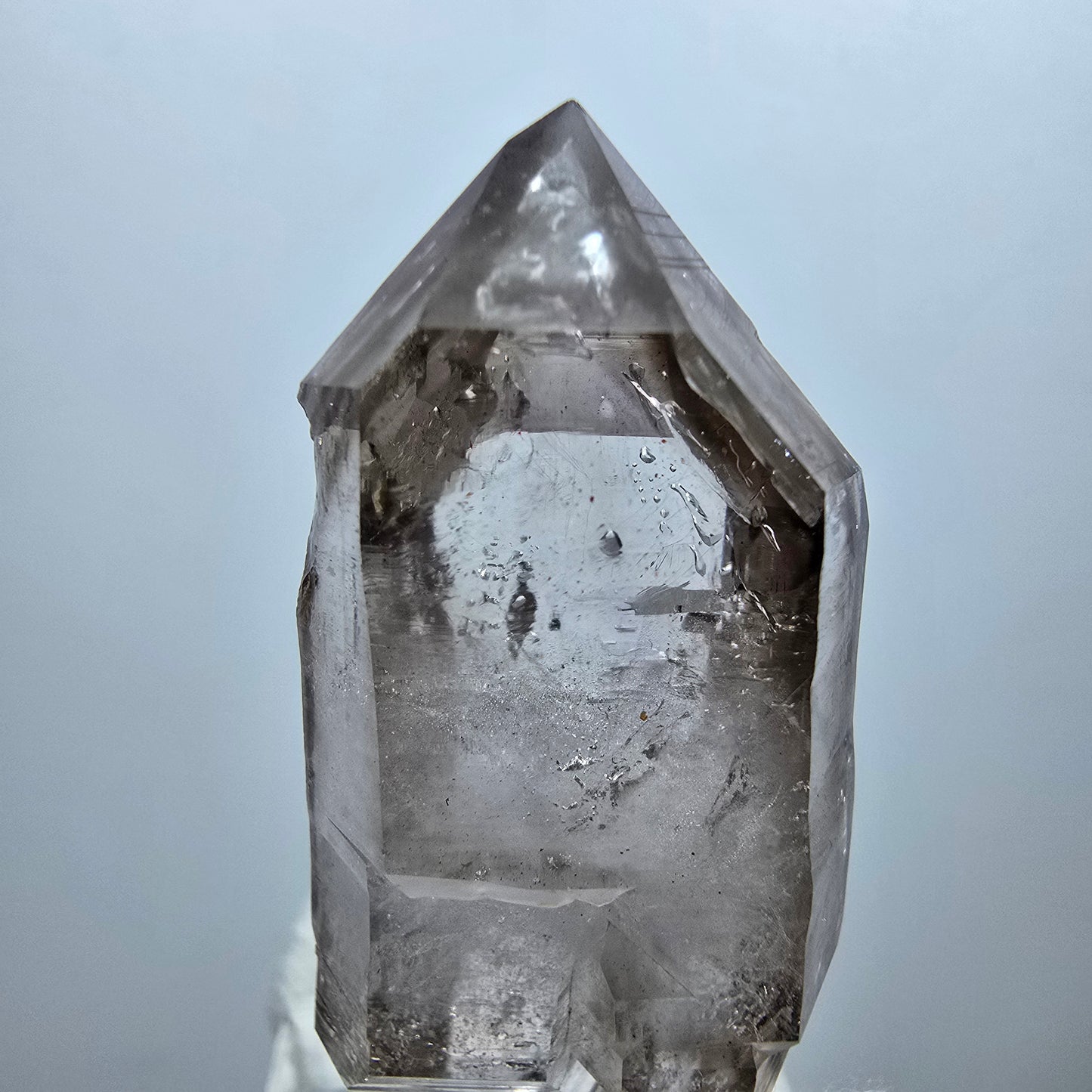 Klare Phantom Rauchquarz DT Zepter Spitze Goboboseb, Namibia 50*21*15mm