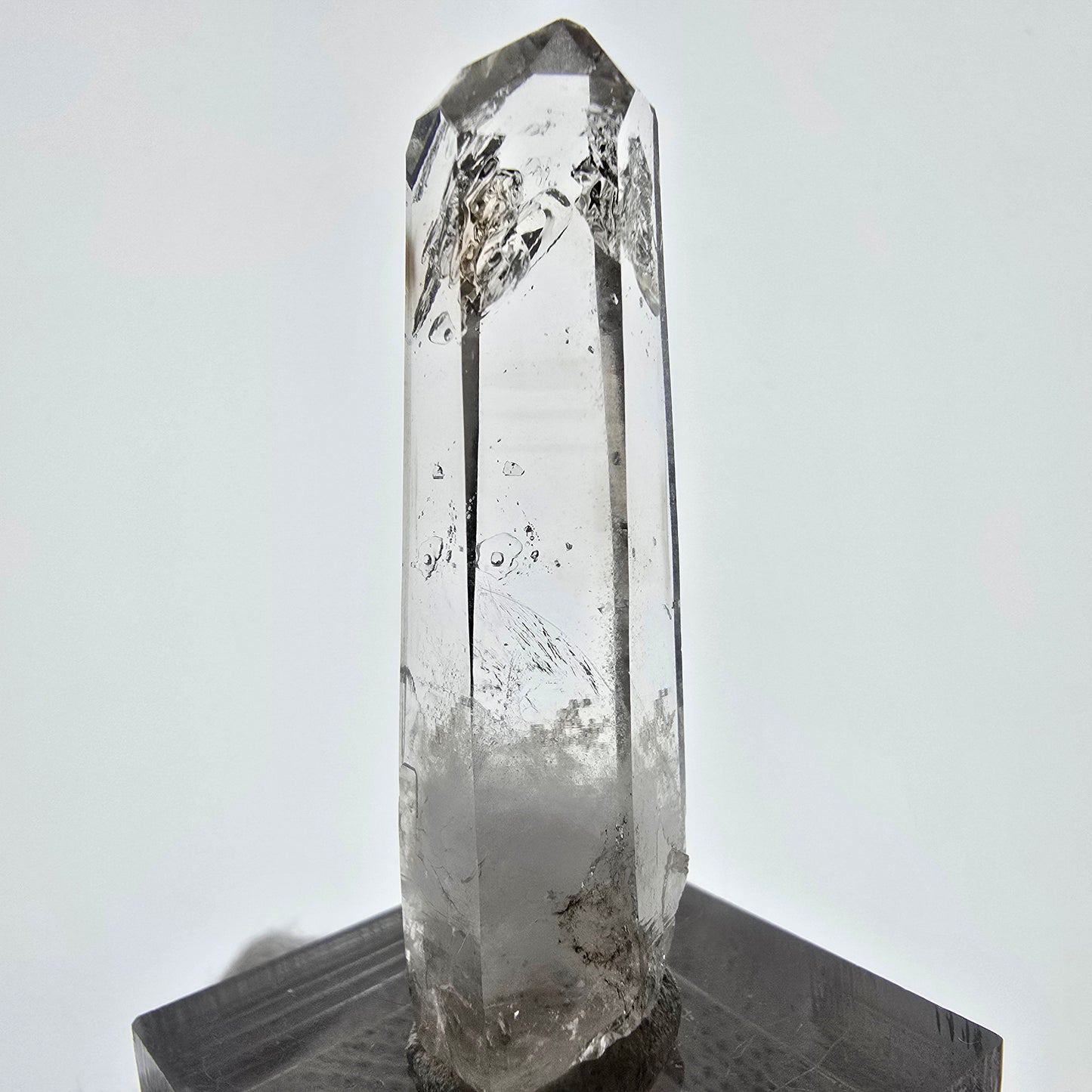 Lemurian Phantom Smoky Quartz Scepter Valentine Pocket, Namibia 46*13*11mm
