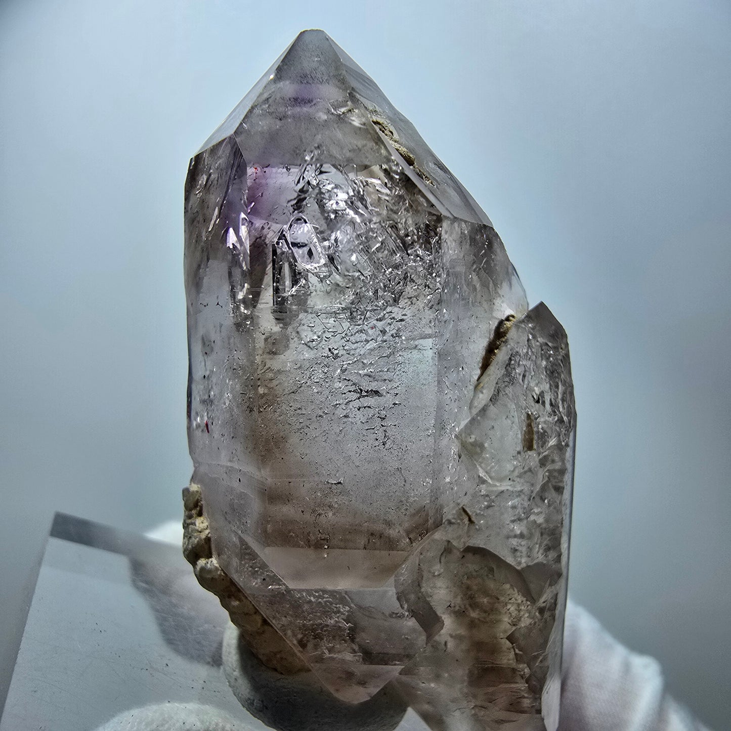 Klarer Phantom Amethyst DT Fenster Zepter Kristall Goboboseb, Namibia 65*32*24mm