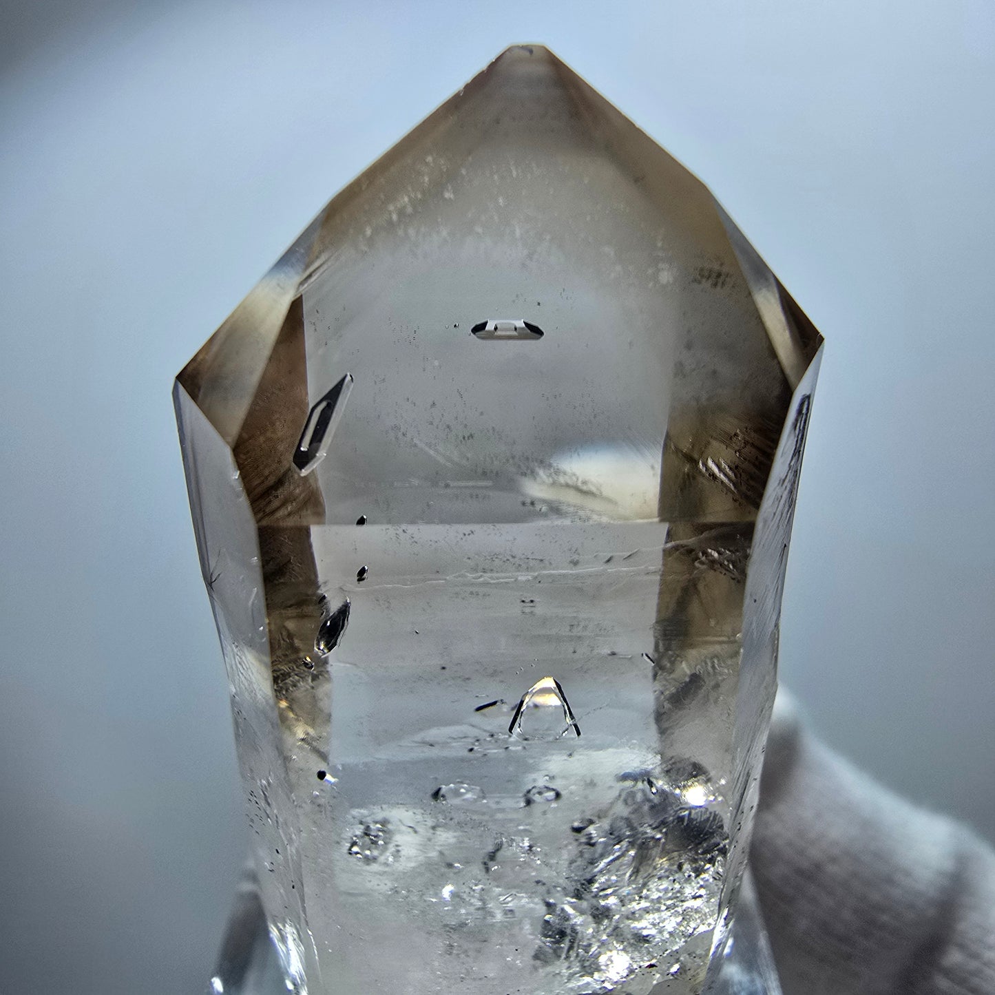 Clear Phantom Smoky Quartz Scepter Point Goboboseb, Namibia 45*21*13mm
