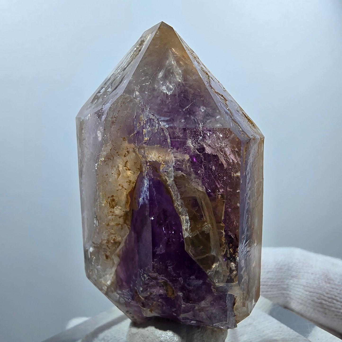 Enhydro Phantom Skeleton Amethyst DT Scepter Valentine Pocket Goboboseb Namibia 64*39*29mm