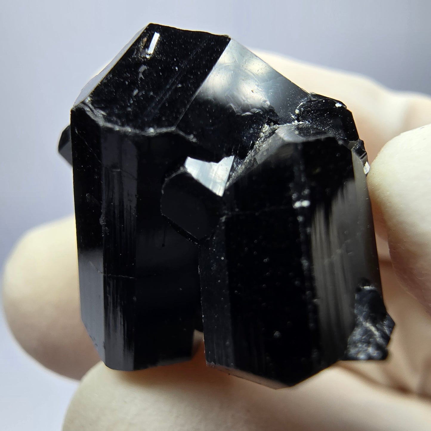 Tourmaline Schörl symétrique, stade orthose collection Erongo Namibie 26*20*14mm