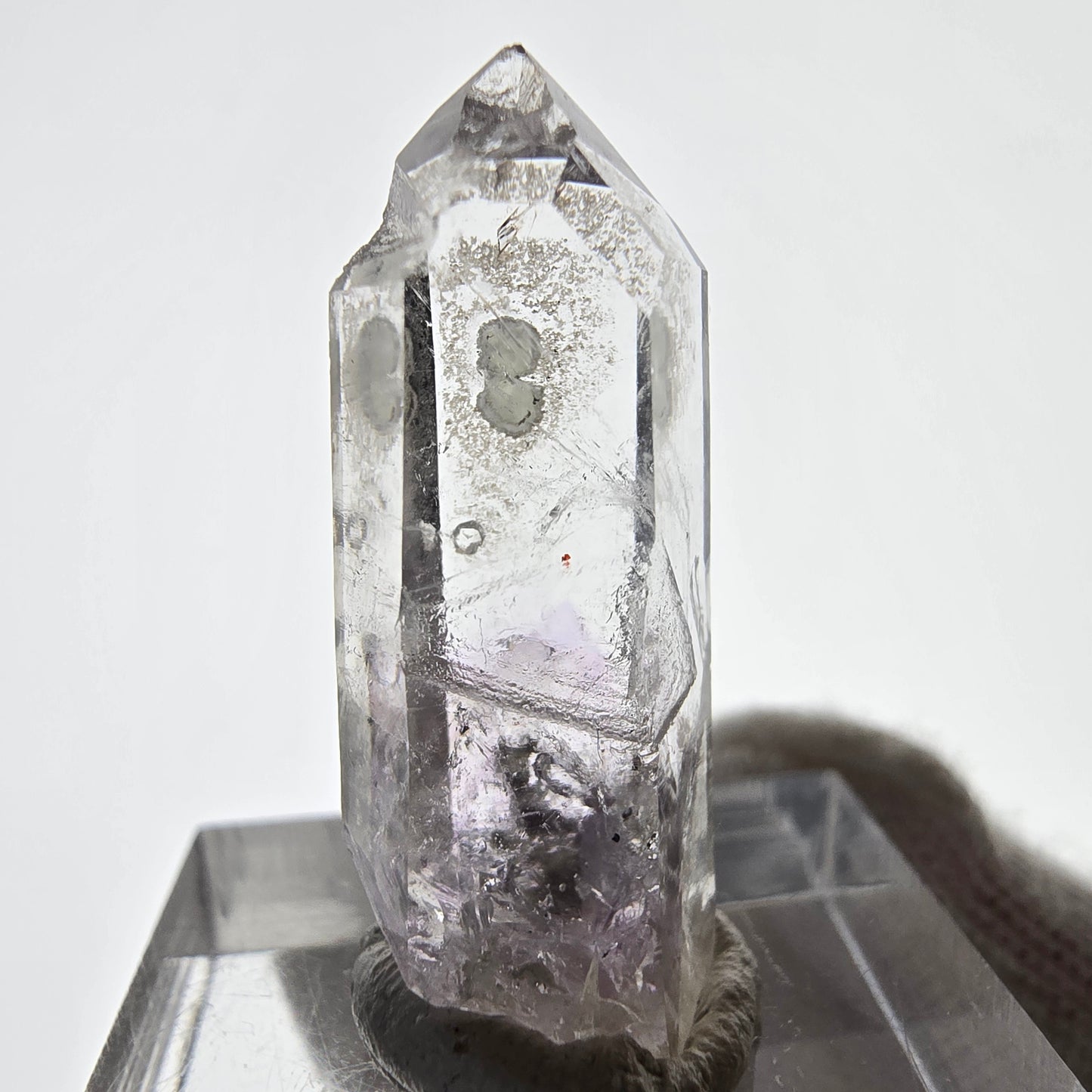 Phantom Amethyst with Analcim, Prehnite, Chlorite Streep Mine, Namibia 30*12*9mm