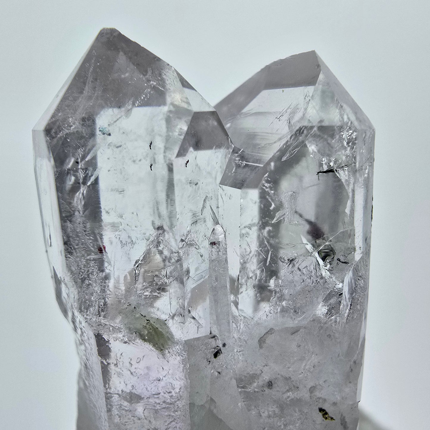 Harlequin Amethyst with Prehnite, Epidote Star Streep Mine Gob. Namibia 52*25*24mm