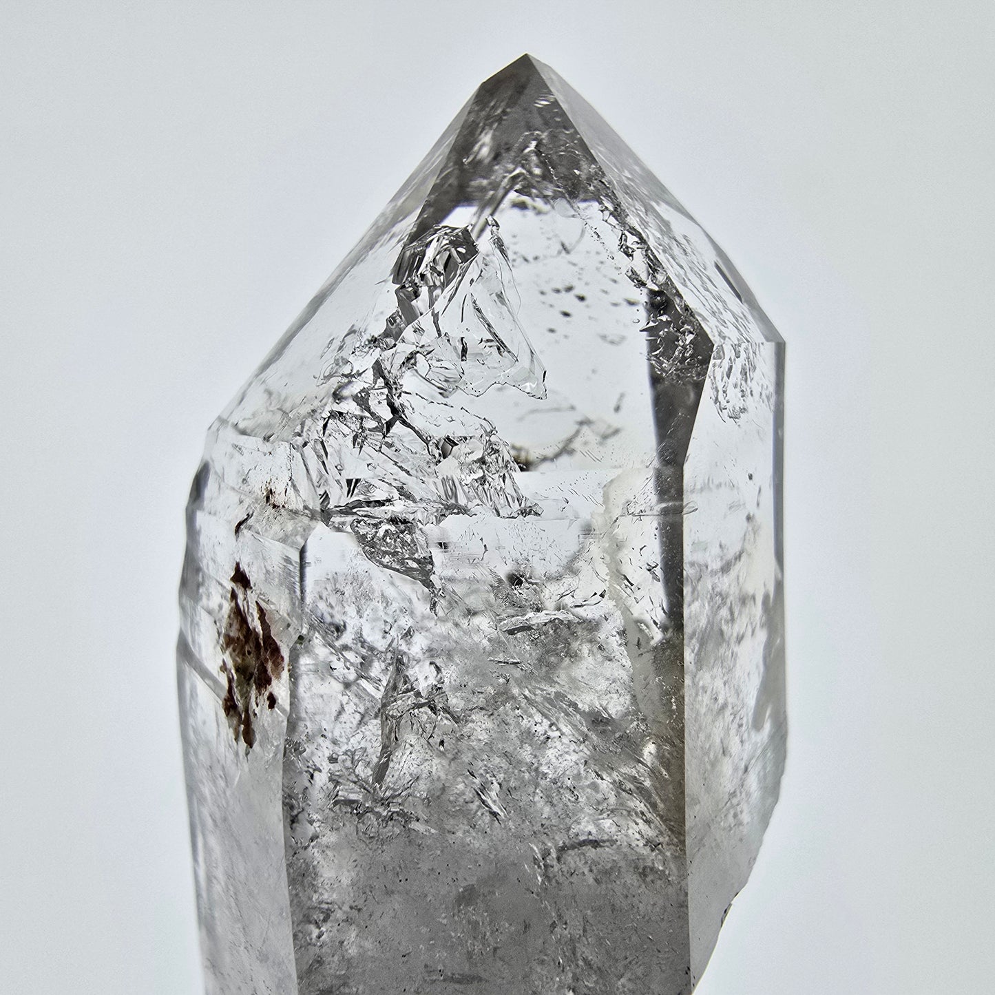 Skeleton Phantom Smoky Quartz DT Scepter Valentine Pocket, Namibia 64*30*24mm
