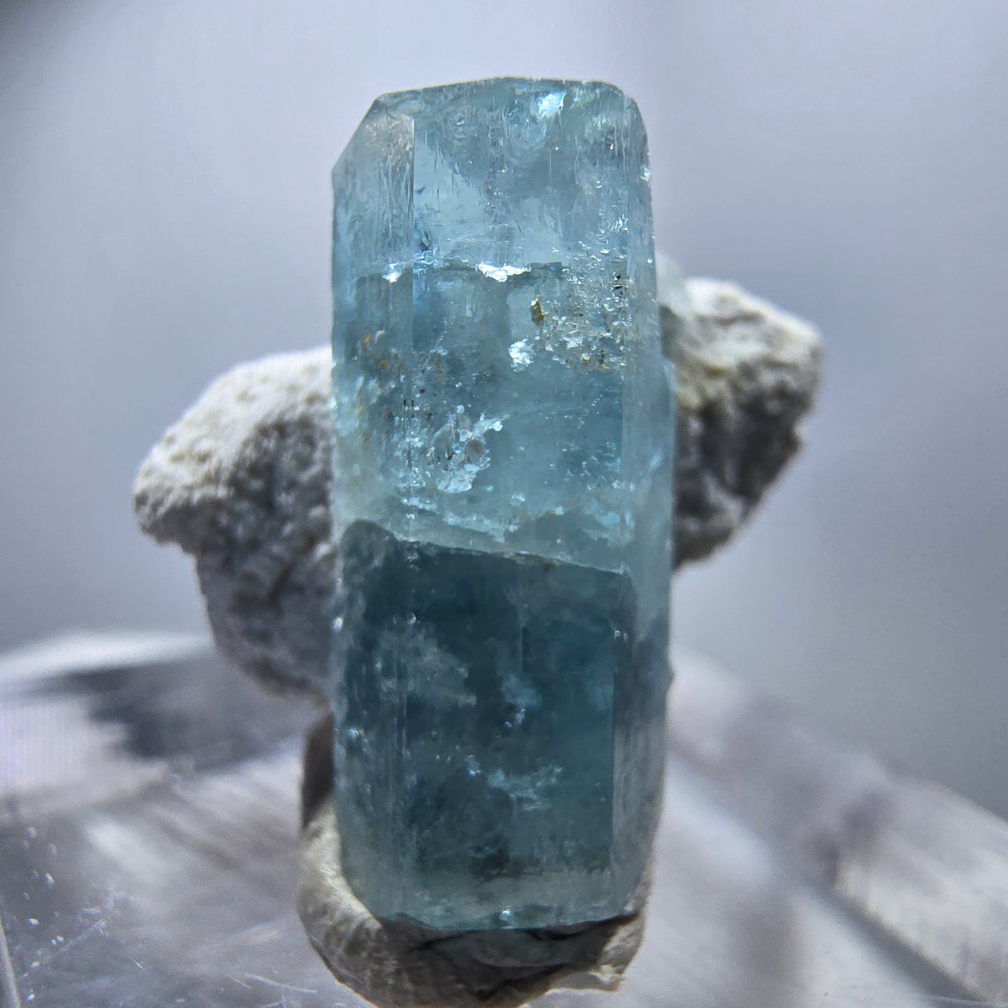 Seltener Aquamarin X mit Orthoklas Erongo, Namibia 29*18*16mm