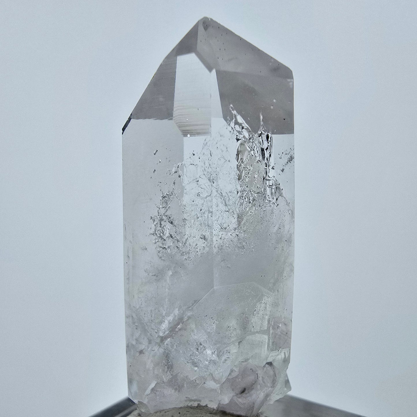 Enhydro Phantom Quarz, 1x Blase Streep Mine, Goboboseb, Namibia 41*15*13mm
