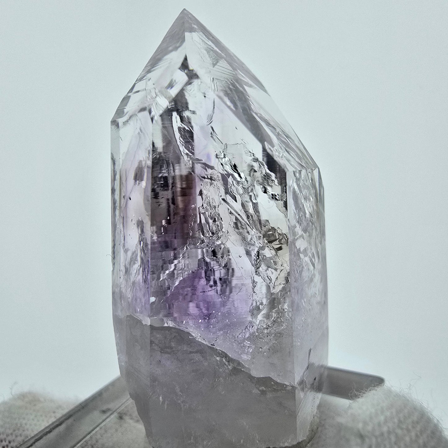 Enhydro Phantom Amethyst 3x Blase Streep Mine Goboboseb Namibia 41*21*16mm