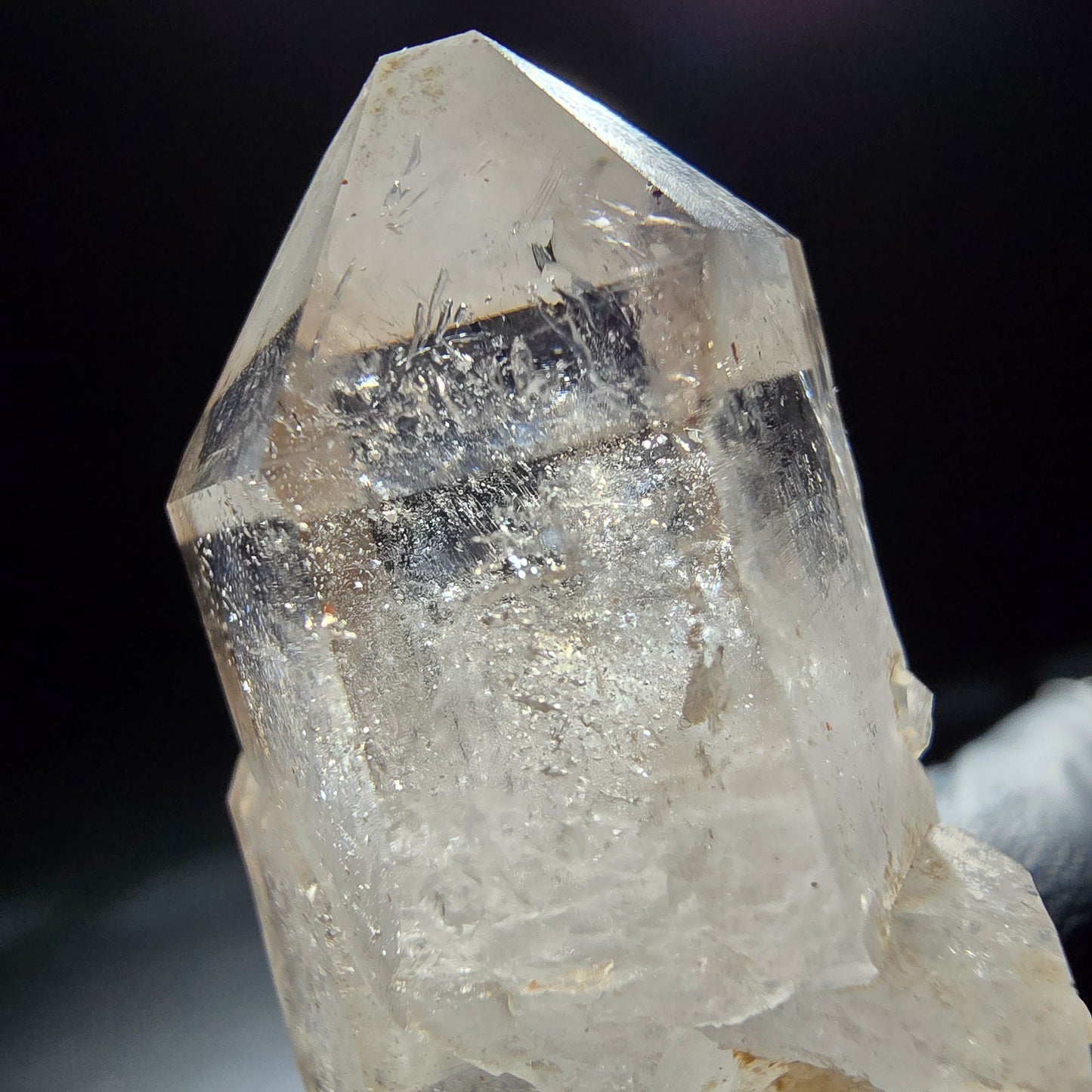 Phantom Rauchquarz Doppelender Stufe Goboboseb, Namibia 39*24*19mm Sammlung