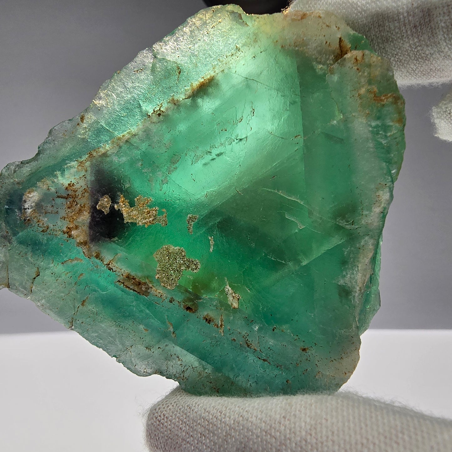 Großer Phantom Fluorit Würfel grün Okorusu, Namibia 67*55*31mm Sammlung