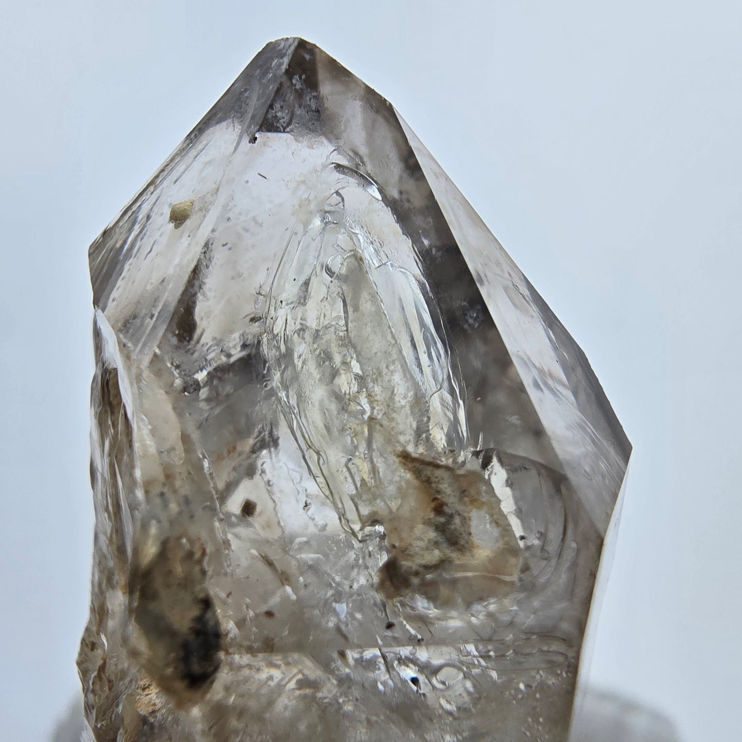 Phantom Rauchquarz Fenster Zepter Kristall Goboboseb Namibia 45*29*25mm Sammlung