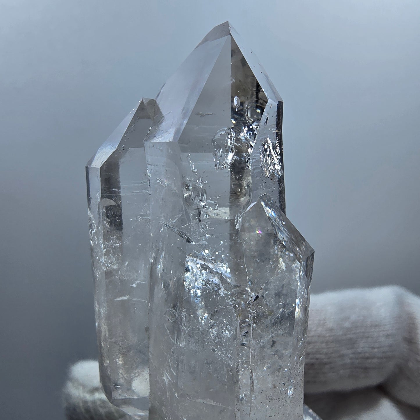Lemurian Phantom Smoky Quartz DT Scepter Stage Valentine Pocket Goboboseb Namibie 55*24*21mm