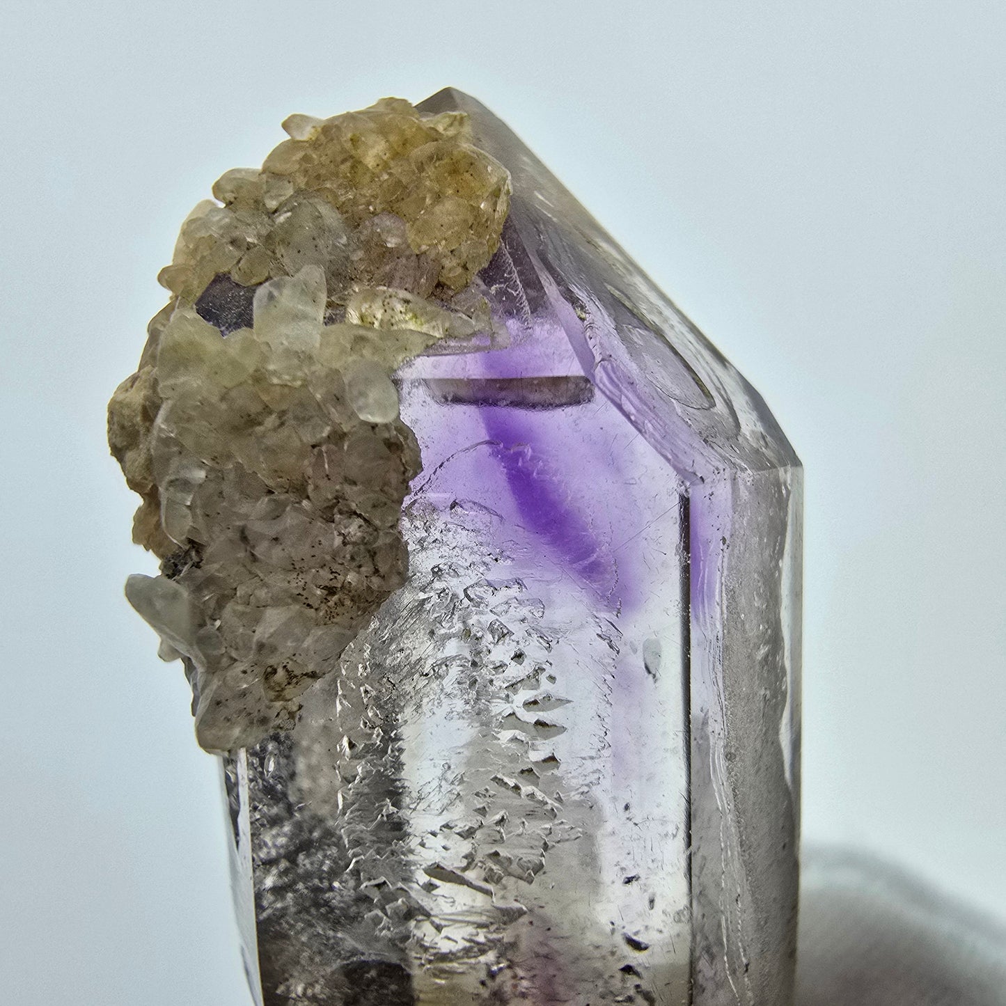 Phantom Amethyst, Fenster Zepter Quarz Goboboseb, Namibia 42*20*17mm, Sammlung