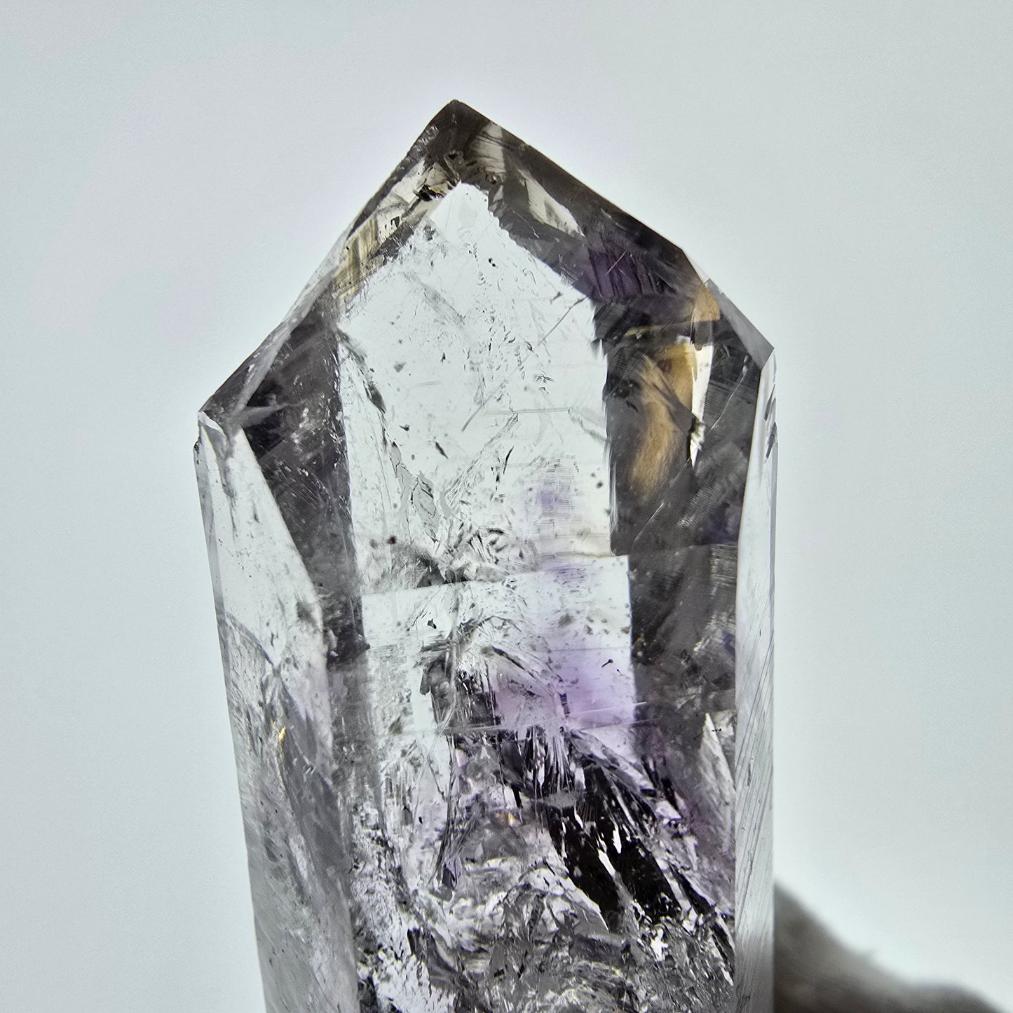 Mine d'améthyste fantôme transparente Point Streep, Goboboseb, Namibie, 63 x 26 x 20 mm