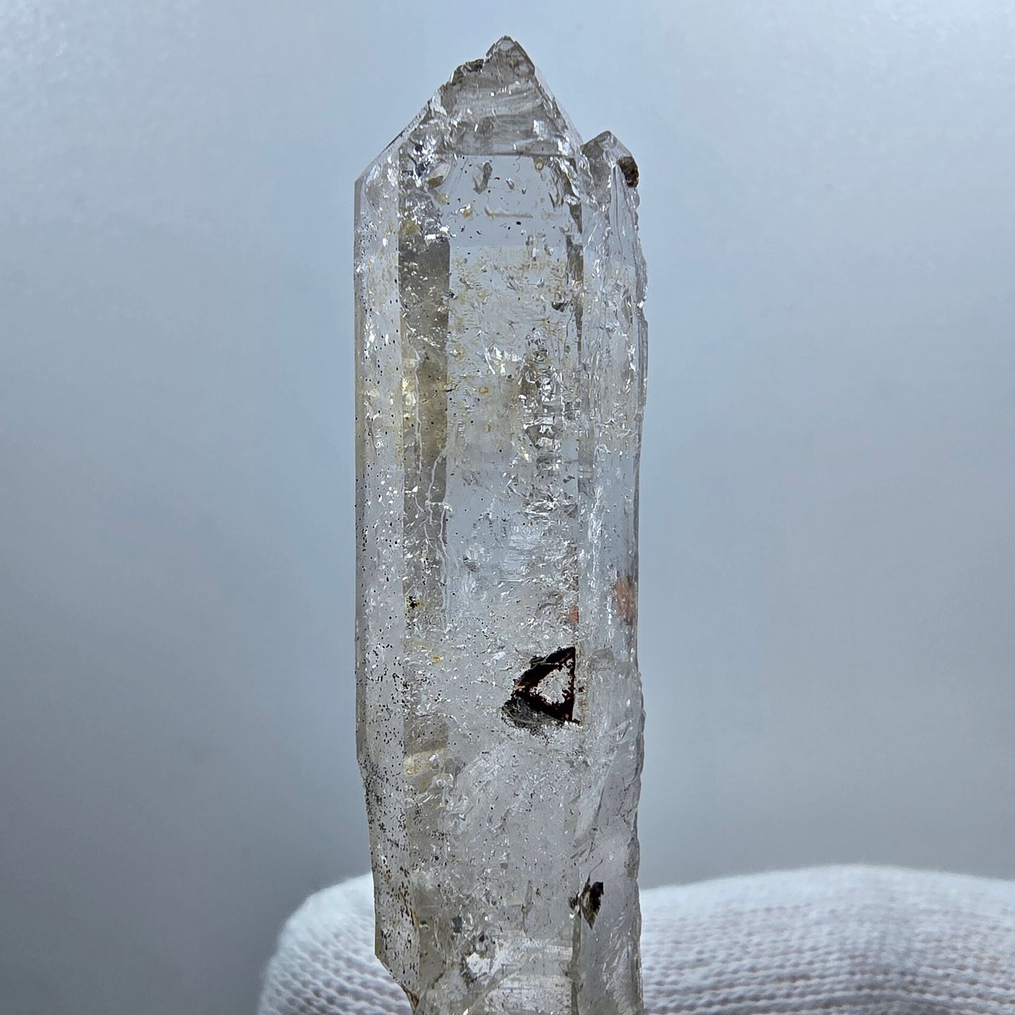 Phantom Smoky Quartz Skeleton Scepter Valentine Pocket Goboboseb Namibia 61*15*12mm