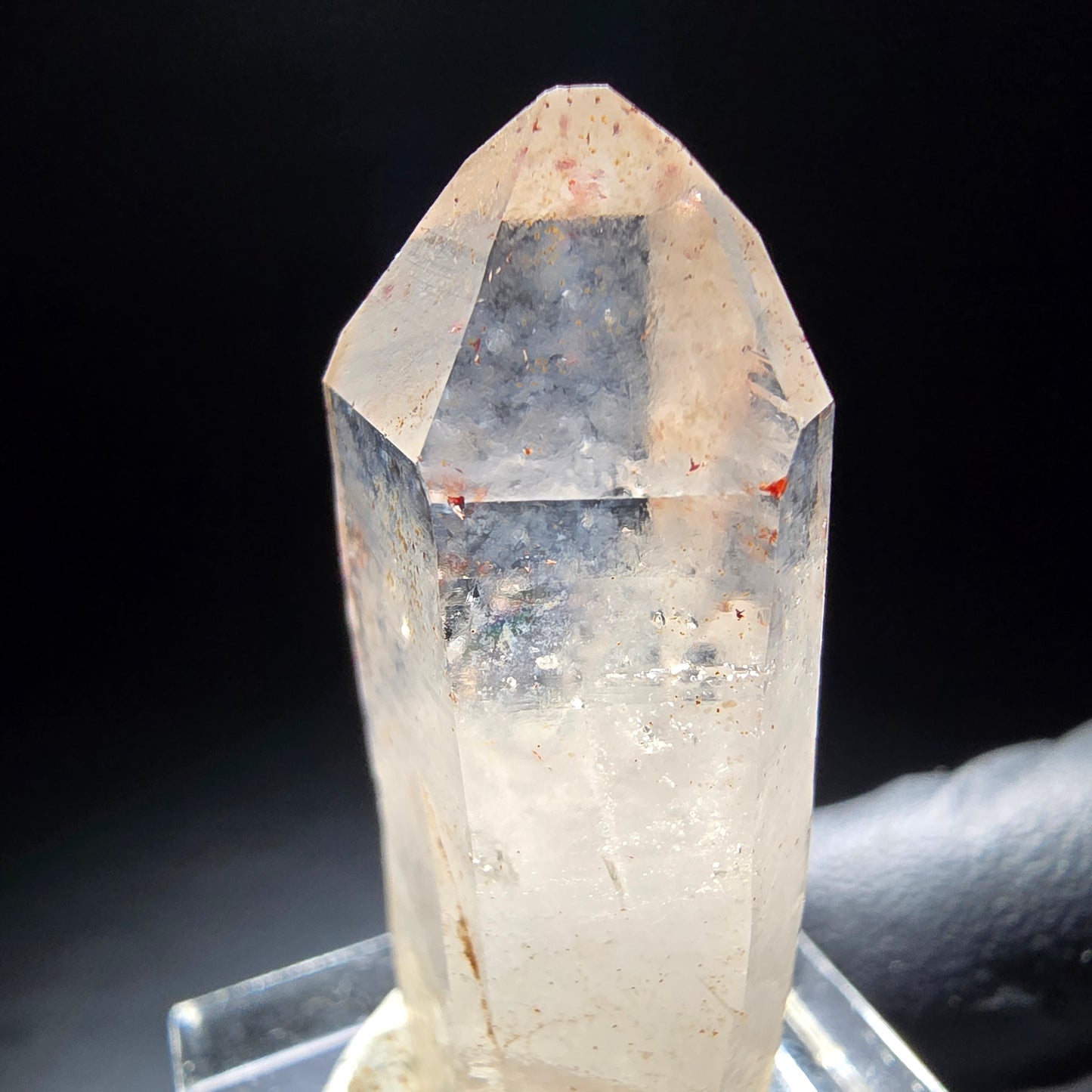 Klarer Phantom Rauchquarz mit Eisen-Einschlüssen Goboboseb, Namibia 39*16*13mm