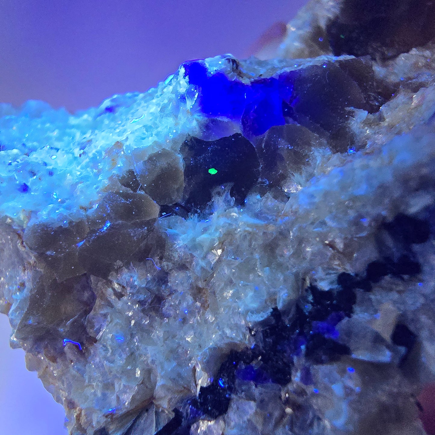 Colorful Phantom Fluorite Cubes Hyalite Muscovite Schorl Erongo, Namibia 67*55*35mm