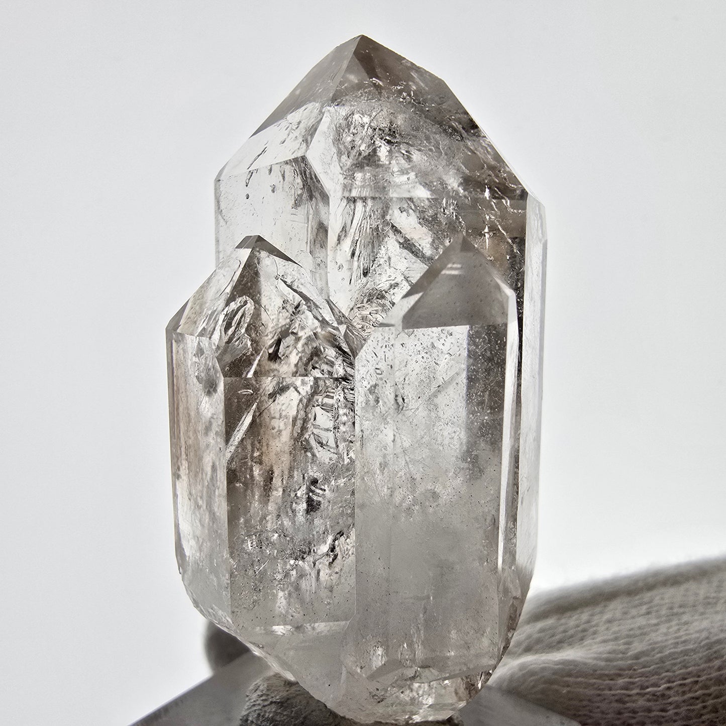 Skeleton Phantom Smoky Quartz DT Scepter Valentine Pocket, Namibia 55*25*25mm