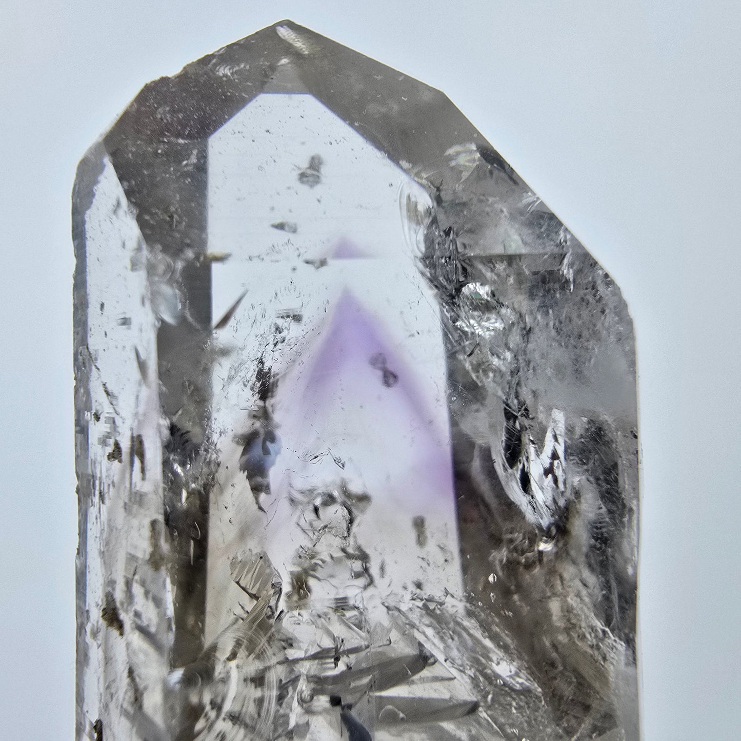 Enhydro Amethyst mit Stilbit 2x Blase Streep Mine Goboboseb Namibia 48*23*18mm