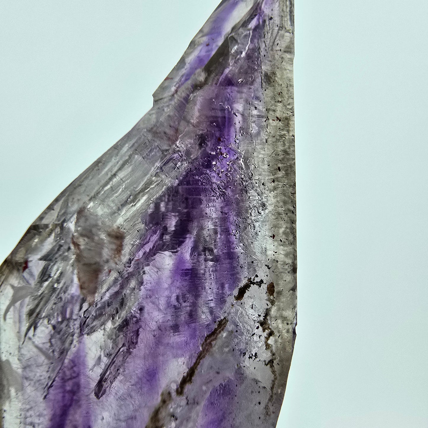Phantom Amethyst, Fenster Skelett Zepter Goboboseb, Namibia 62*23*20mm, Sammlung