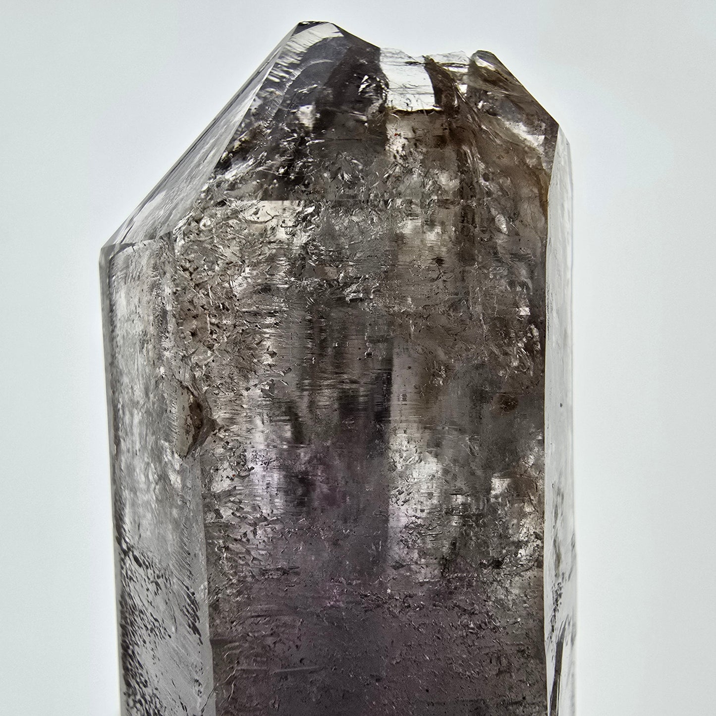 Sceptre d'améthyste squelette Enhydro DT UV Calcite 2x Bubble Valentine Pocket Namibie 99*35*31mm
