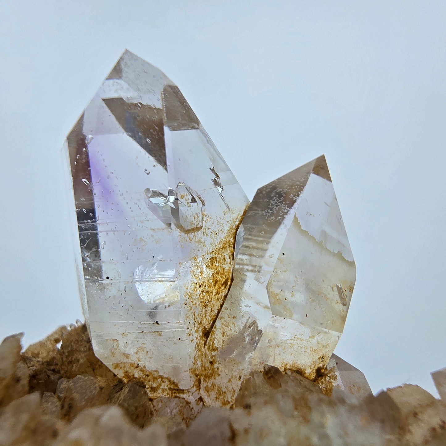 Phantom Amethyst Zepter auf Matrix Goboboseb, Namibia 59*36*20mm Sammlung
