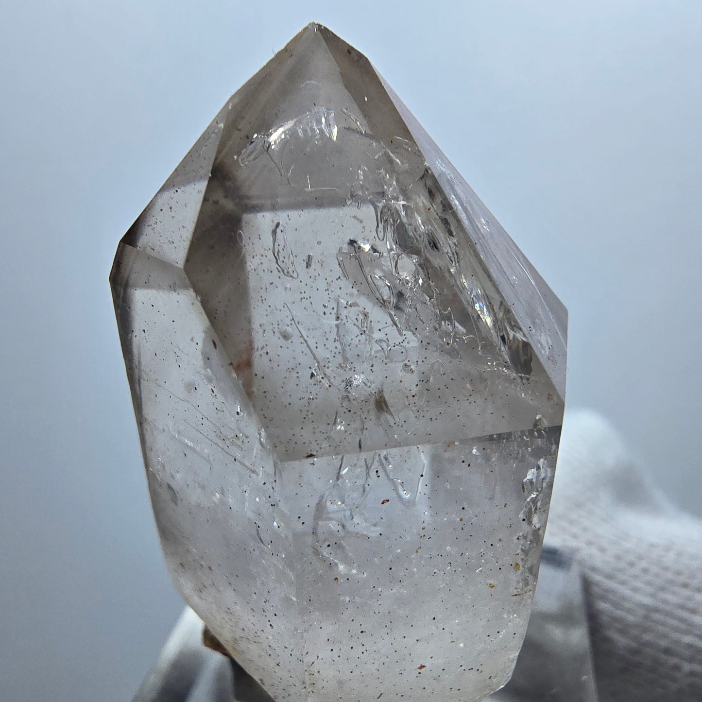 Clear Phantom Smoky Quartz Scepter Point Goboboseb, Namibia 40*23*24mm
