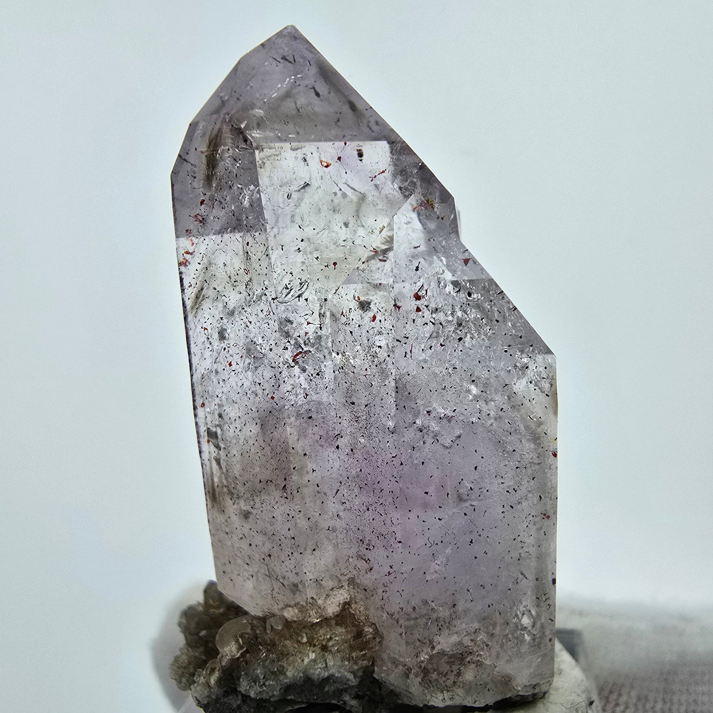Harlekin Enhydro Amethyst Hämatit Quarz Streep Mine Goboboseb Namibia 44*20*18mm