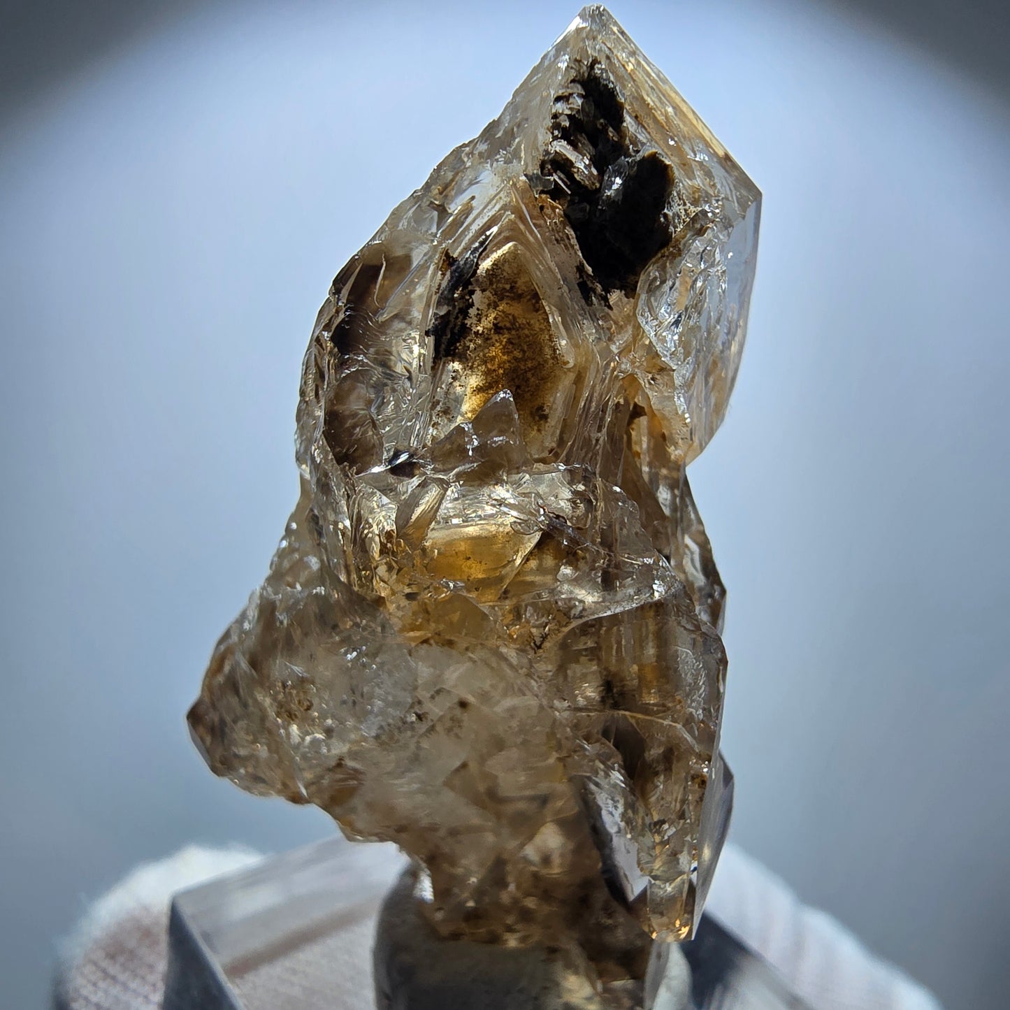 Phantom Rauchquarz Skelett Zepter Stufe Goboboseb, Namibia 49*27*24mm