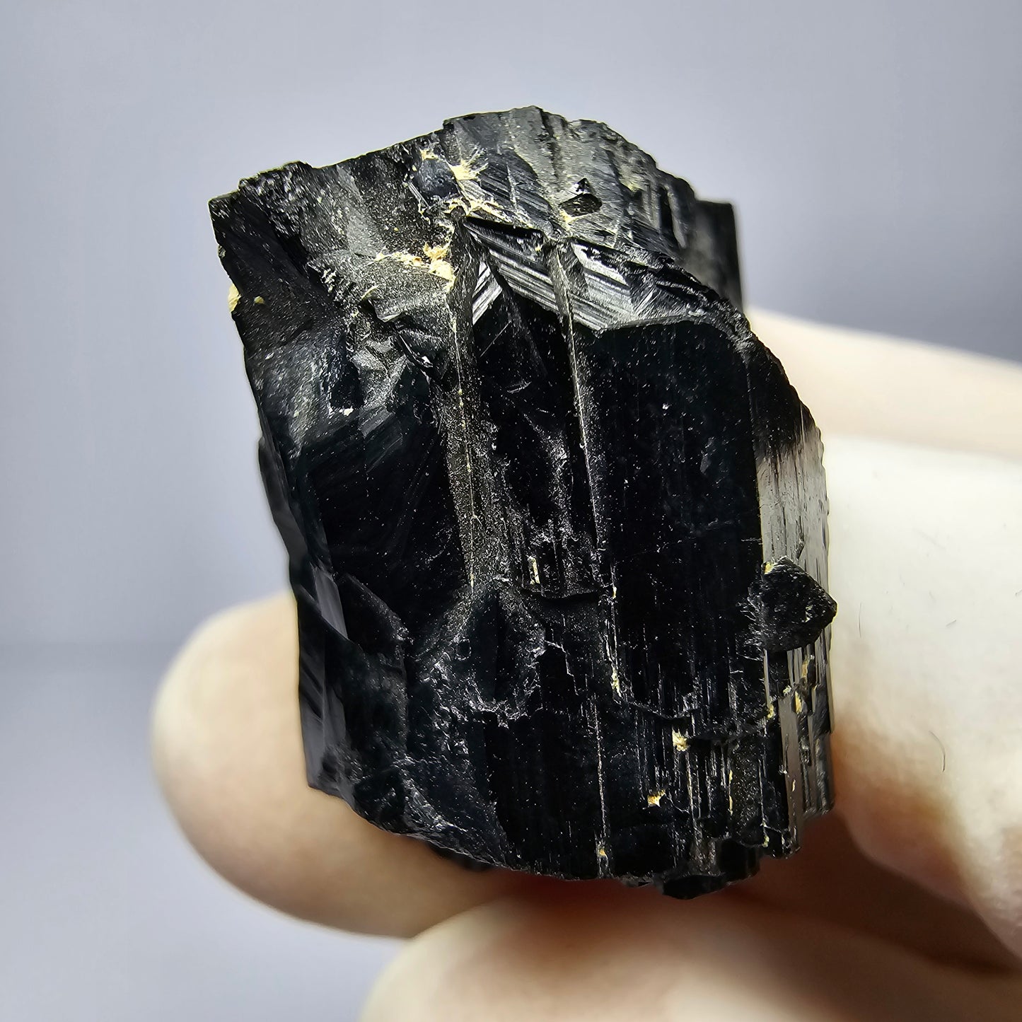 Schöner Schörl Turmalin Kristall glänzend Erongo, Namibia 26*22*19mm Sammlung