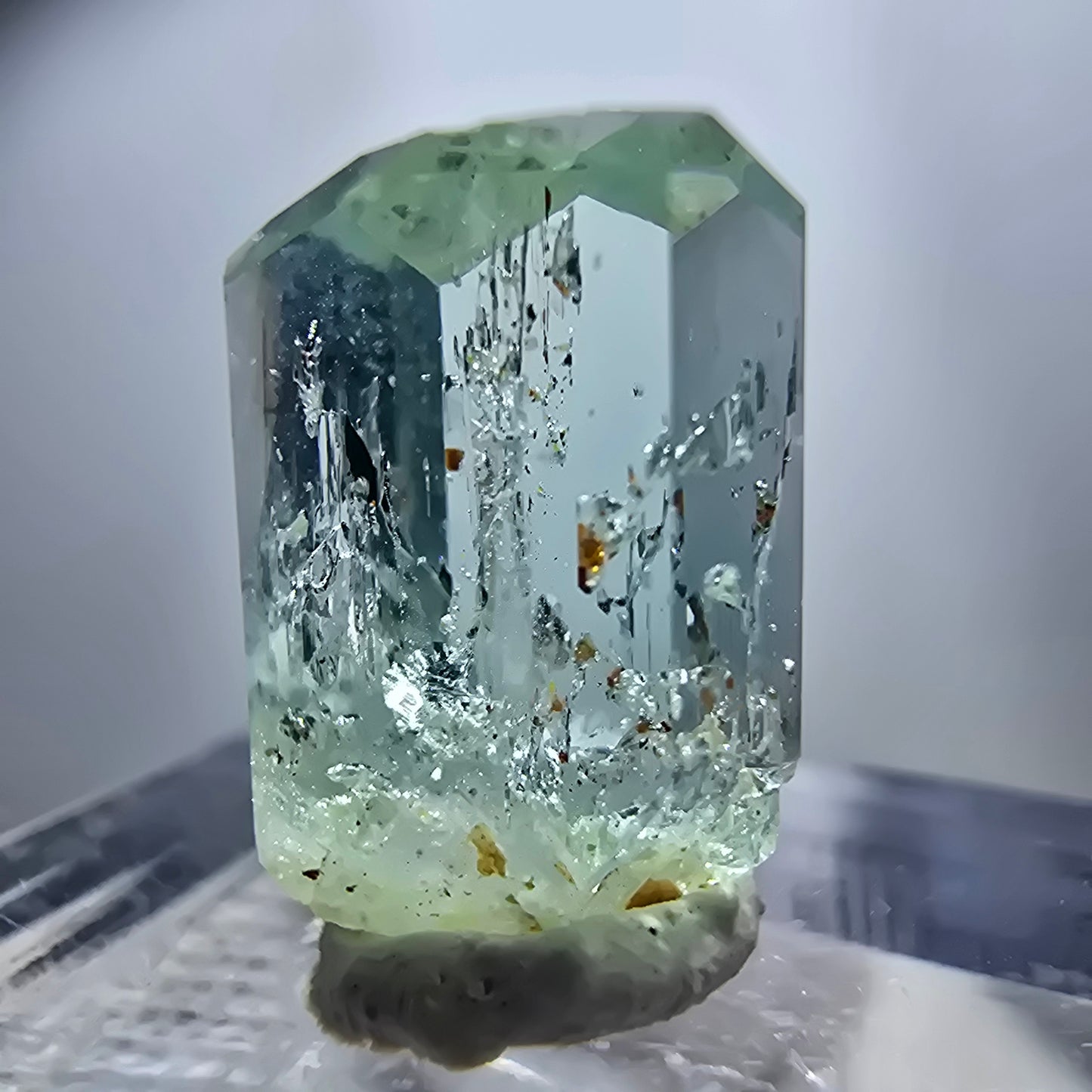 Klarer Aquamarin X Kristall, blau Erongo, Namibia 15*10*7mm