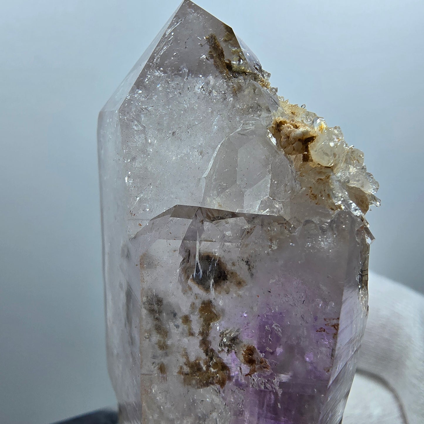 Sceptre d'améthyste fantôme Enhydro, 1x Goboboseb de poche Bubble Valentine Namibie 66*39*25mm